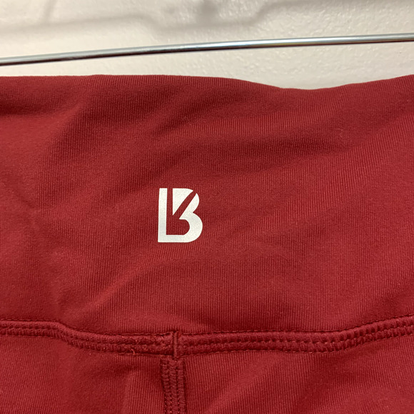 Buffbunny Capri Leggings Activewear Stretch Red Maroon Womens Size Small - Picture 4 of 8